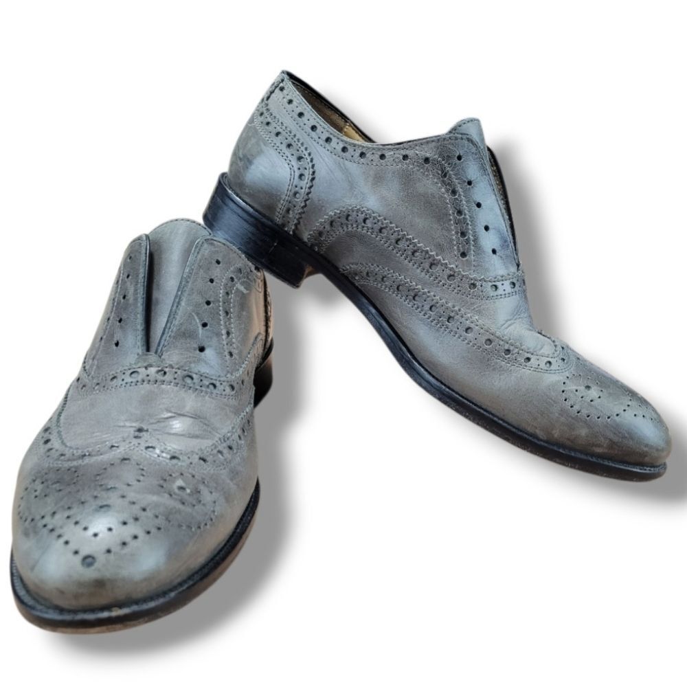 Mori Siena Shoes Size 7 US -40 EUR Leather Mori Siena Oxford Shoes Made In Italy